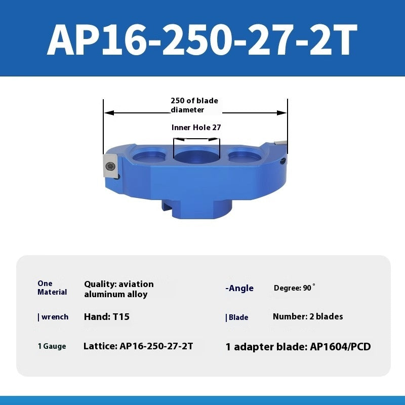 2077-High-gloss bridge aluminum cutterhead milling machine, flying cutterhead machining center, CNC face milling cutterhead, 400R milling cutterhead, SE12 Shandong Denso Pricision Tools Co.,Ltd.